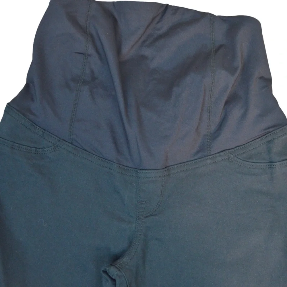 Isabel Maternity Skinny Stretchy Black Over‎ Belly Crossover Jeans, Size 2 NEW